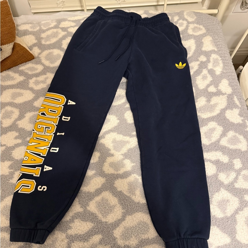 Adidas Originals Kids Navy Sweatpants